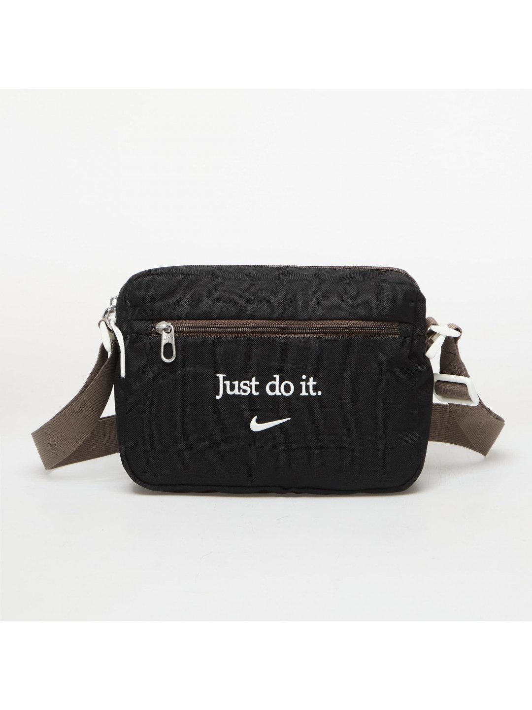 Taška Nike Heritage 2 0 Color-Block Crossbody Bag 4L Black Ironstone Sail 4 l
